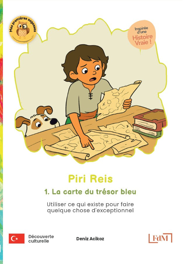 Piri Reis, 1. La carte du trésor bleu